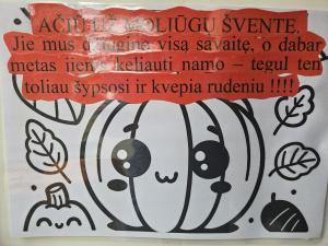 Naujienos „Iniciatyva ,,Papuoškime darželio kiemą moliūgais““ galerija. Nuotrauka 8 iš 8