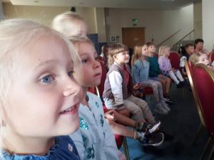 Naujienos „ Dalyvavymas šiuolaikinės muzikos festivalio „Permainų muzika“ edukacinėje programoje vaikams „Linksmieji ritmai““ galerija. Nuotrauka 1 iš 4