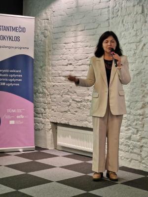 Naujienos „Konferencija „Nuolatinis tobulinimas švietime – pasiekimai, patirtys ir išmoktos pamokos”“ galerija. Nuotrauka 2 iš 3